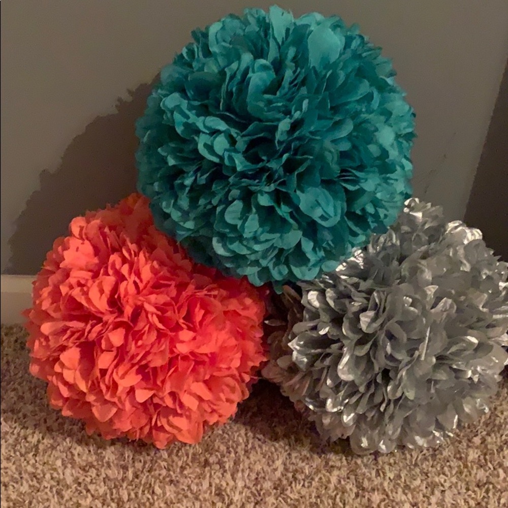 Room decor hanging floral balls